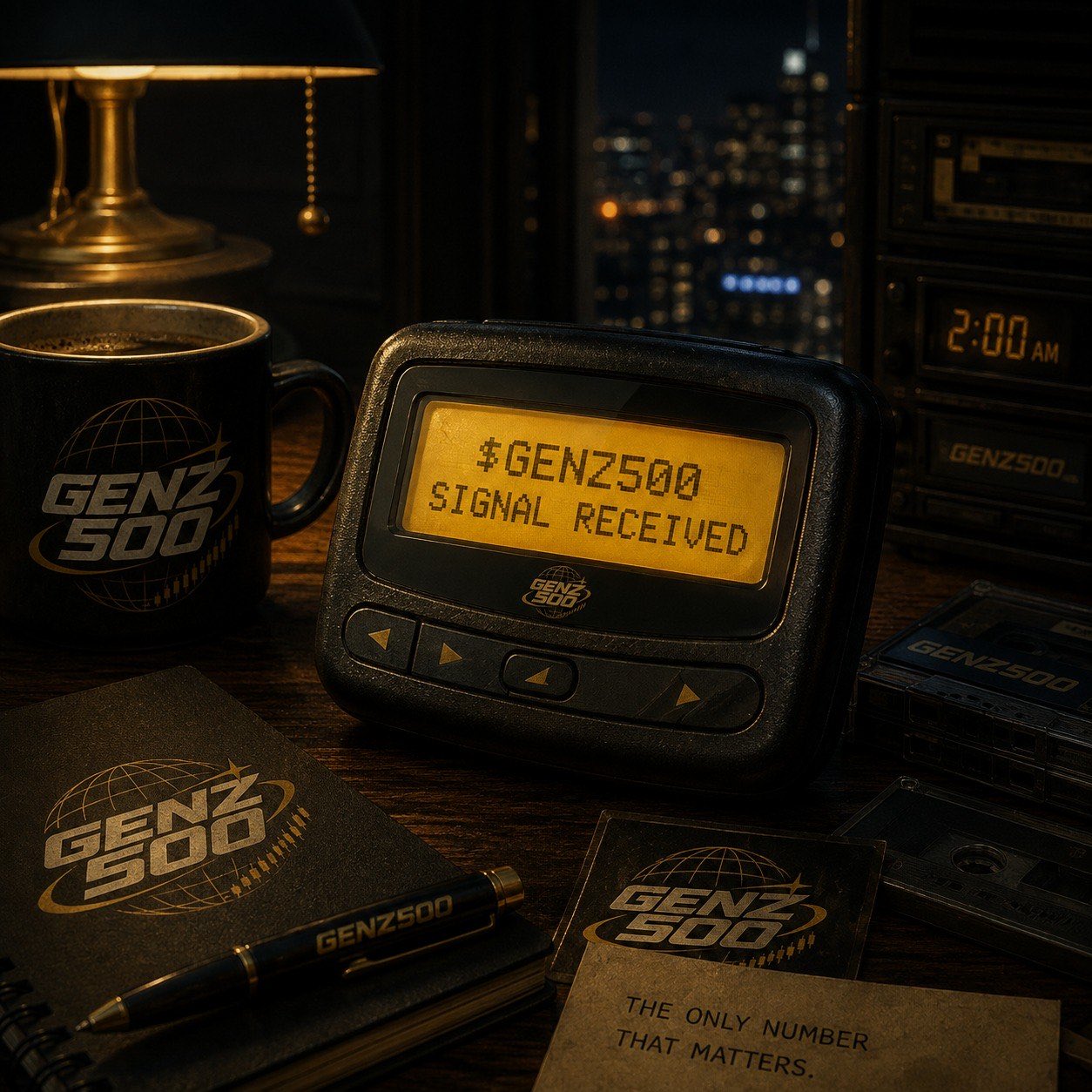 GENZ500 signal received on a pager