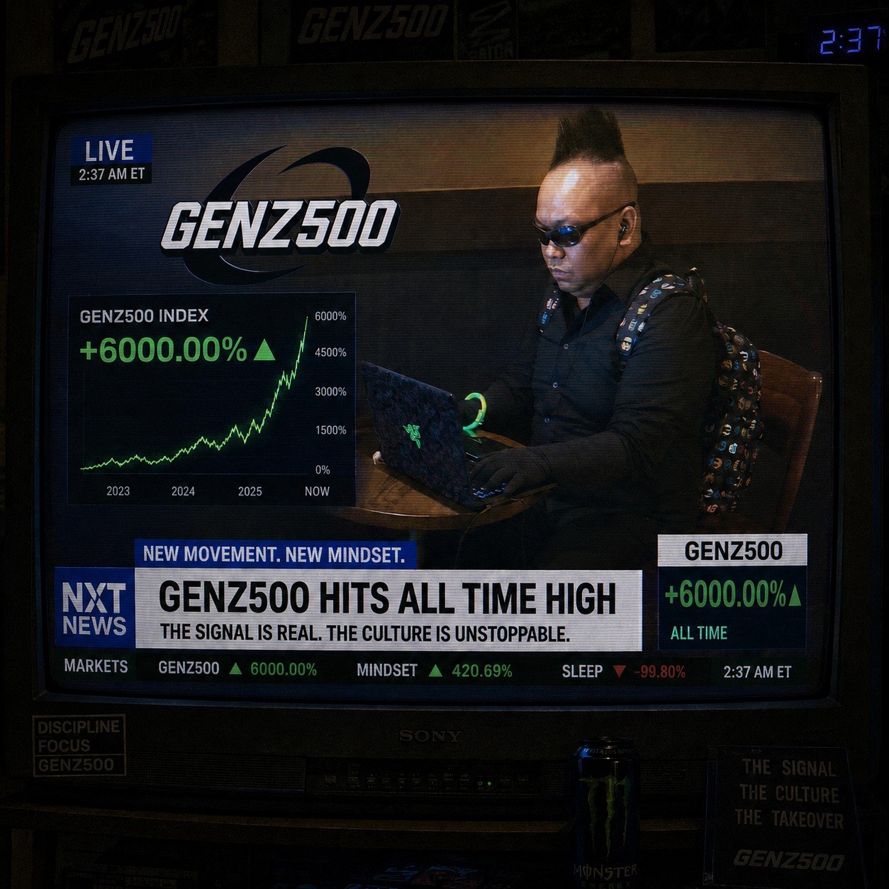 GENZ500 financial broadcast interview